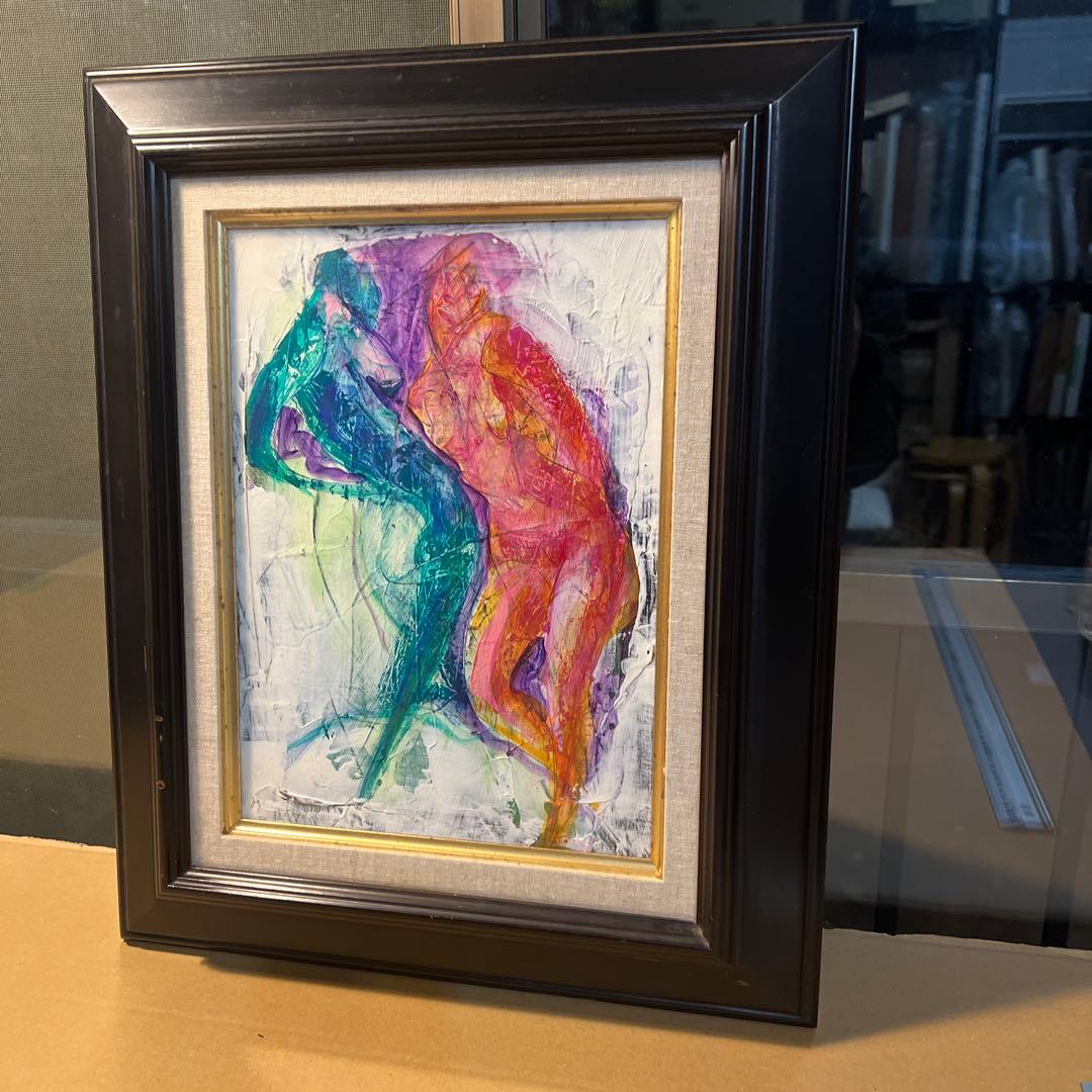 作者不詳　油彩画