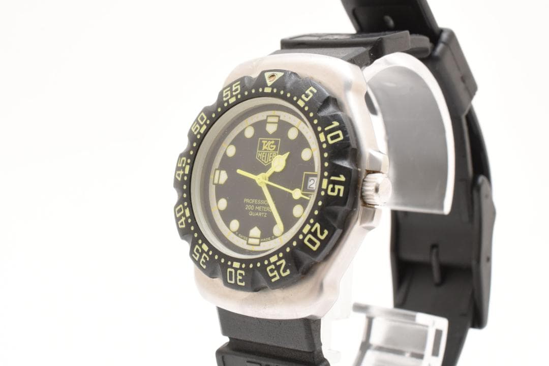 TAG HEUER 376.513 FORMULA1 ブラック イエロー 稼働