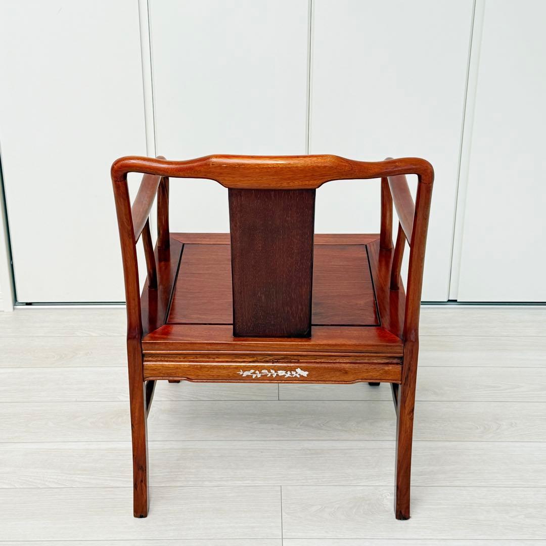 中国唐木家具 高級家具 唐木椅子 螺鈿細工 高級家具