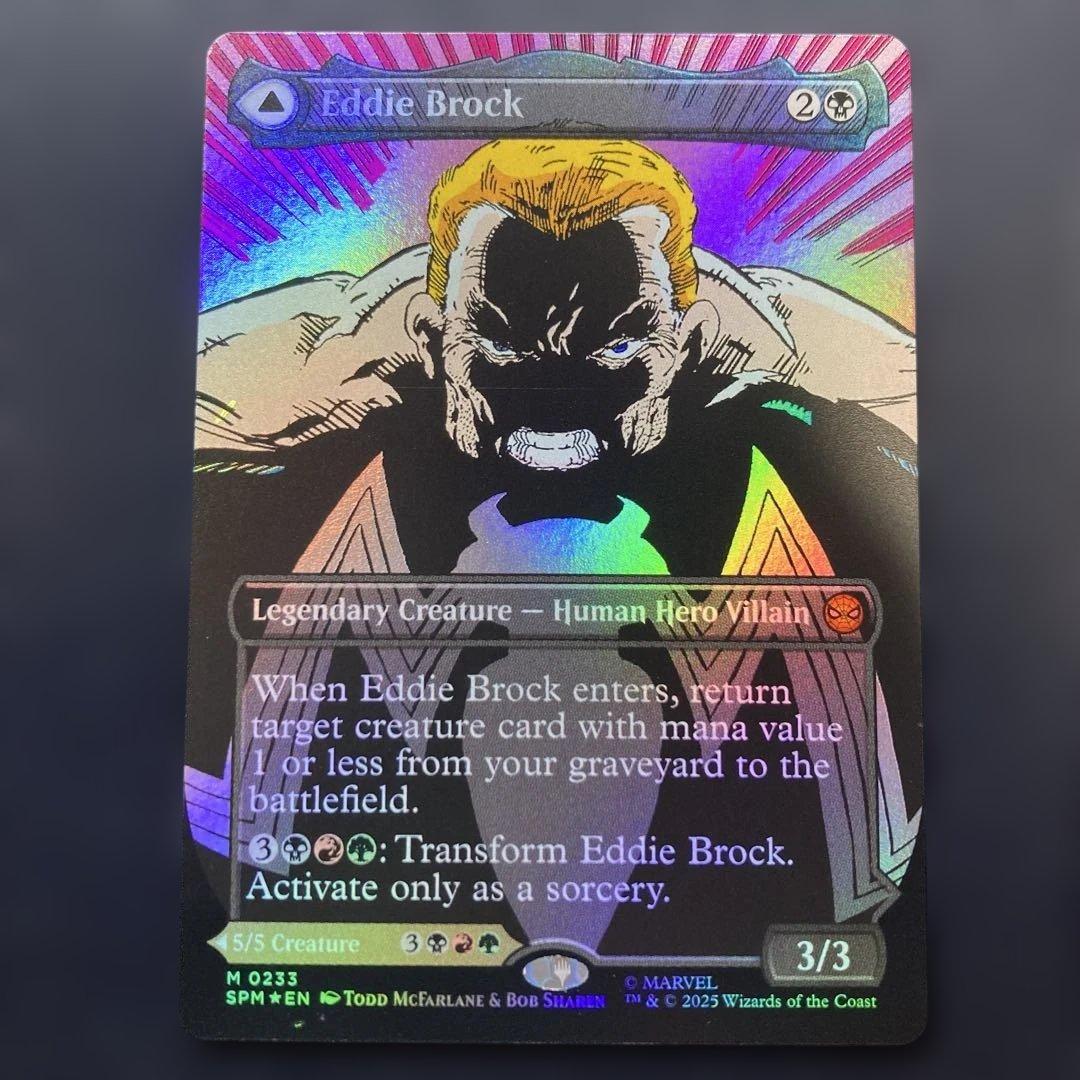 エディ・ブロック　リーサル・プロテクター、ヴェノム　ボーダーレスfoil