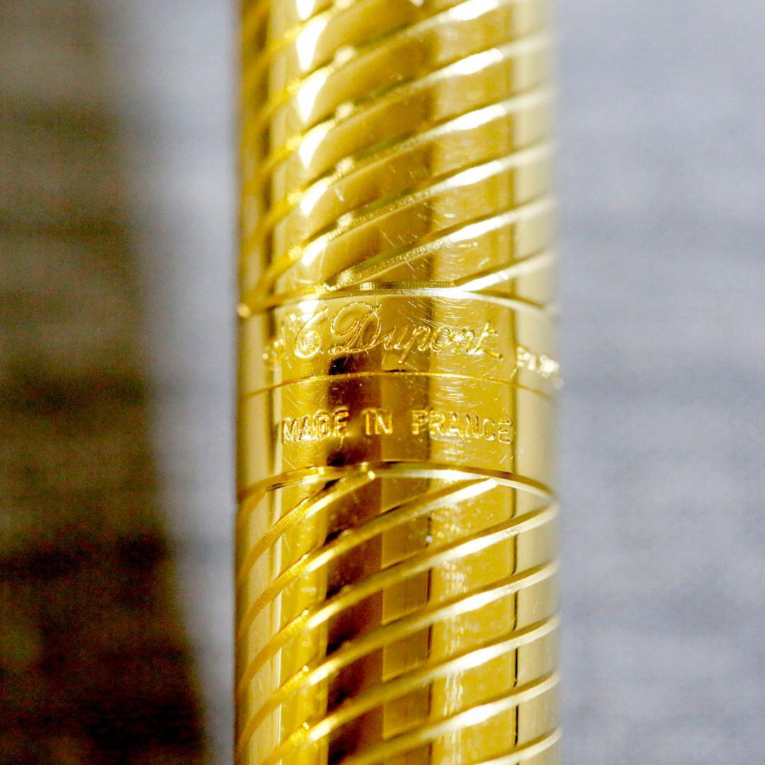 【美品 送料込み】デュポン ボールペン ゴールド