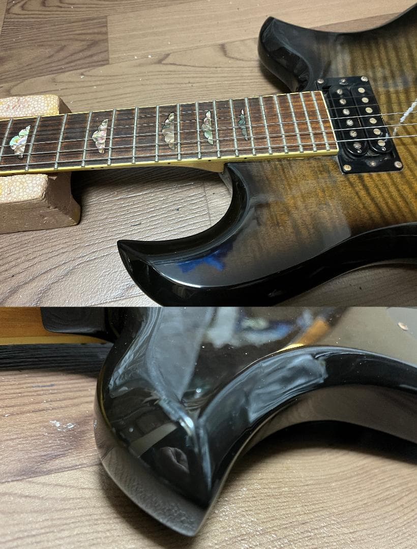 B.C.RICH イーグル ギター Eagle シースルーブラウンサンバースト