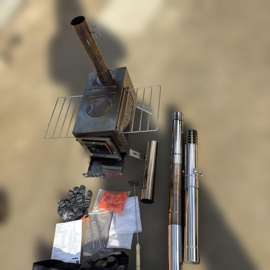 unho 薪ストーブ 収納バッグ付き一回使用品