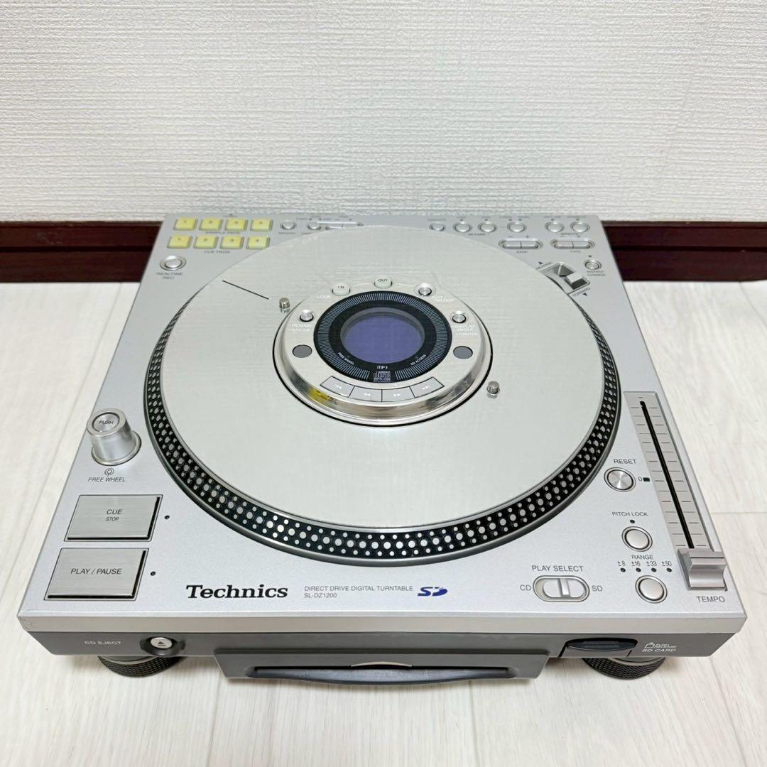 美品 Technics SL-DZ1200 CDJ シルバー