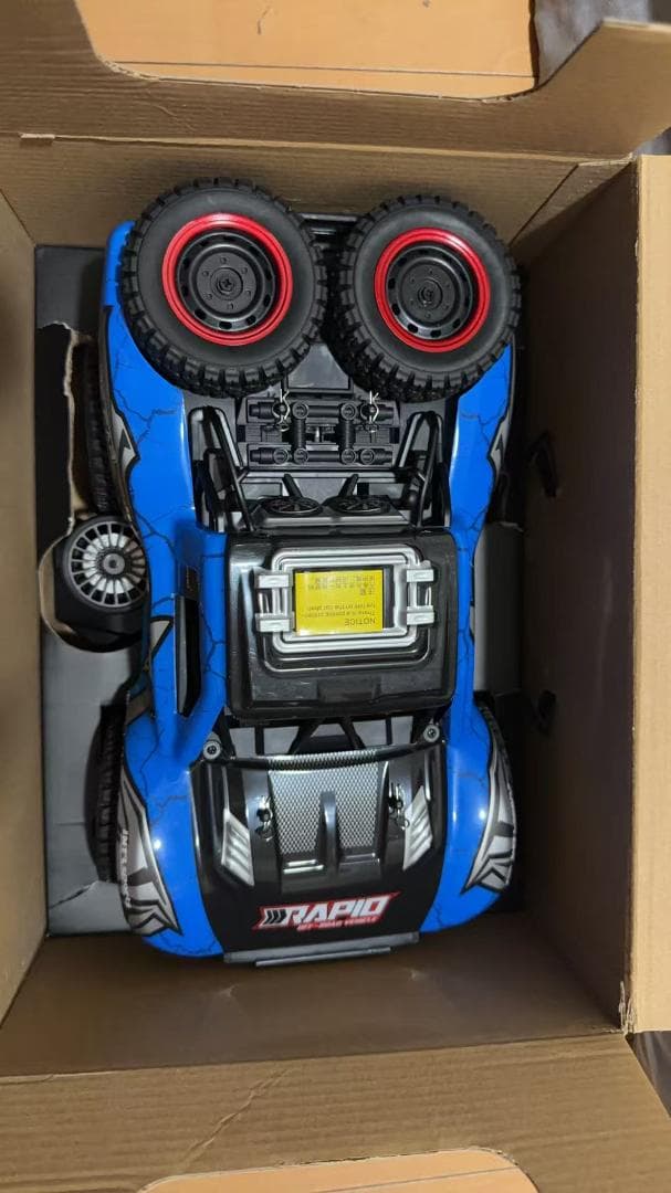 ラジコンカー 40km/h 35CM 四輪駆動 ラジコン オフロード 高速車 青