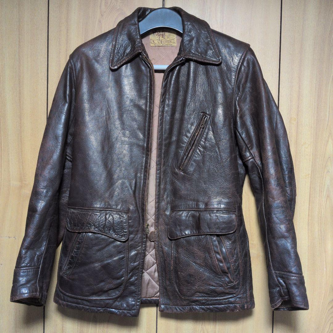50's 60's ヴィンテージ ホースハイドレザージャケット