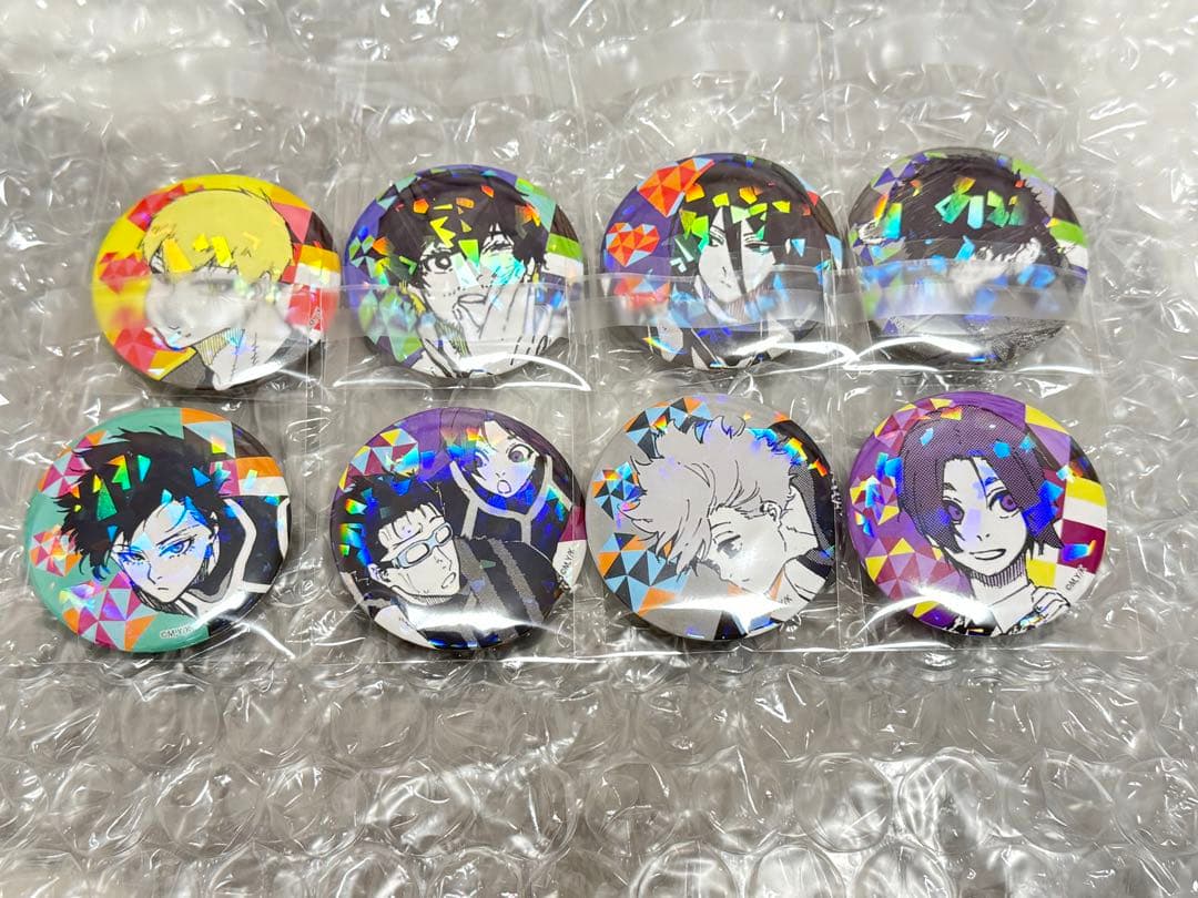 ブルーロック　ホログラム缶バッジ　8点セット