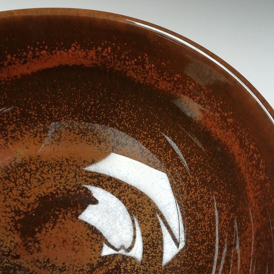 Ｔ１０８　茶碗　『九谷焼』『梅の絵』『川畠玉浪』　共箱　抹茶碗　茶道具