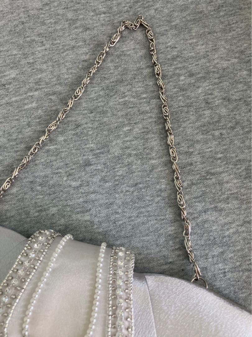 東京イギン TOKYO IGIN ★ 2WAYパーティーバッグ シルバー