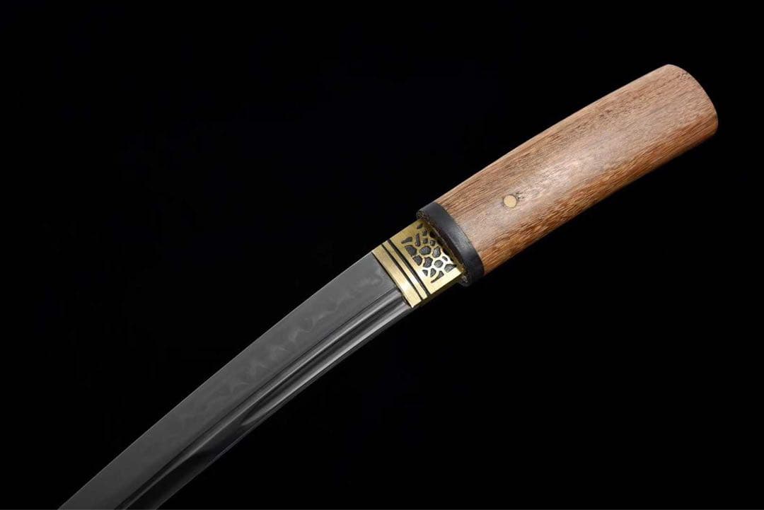 花梨木製小烏丸刀装具 模擬刀 日本刀 模造刀 鑑賞用 武具