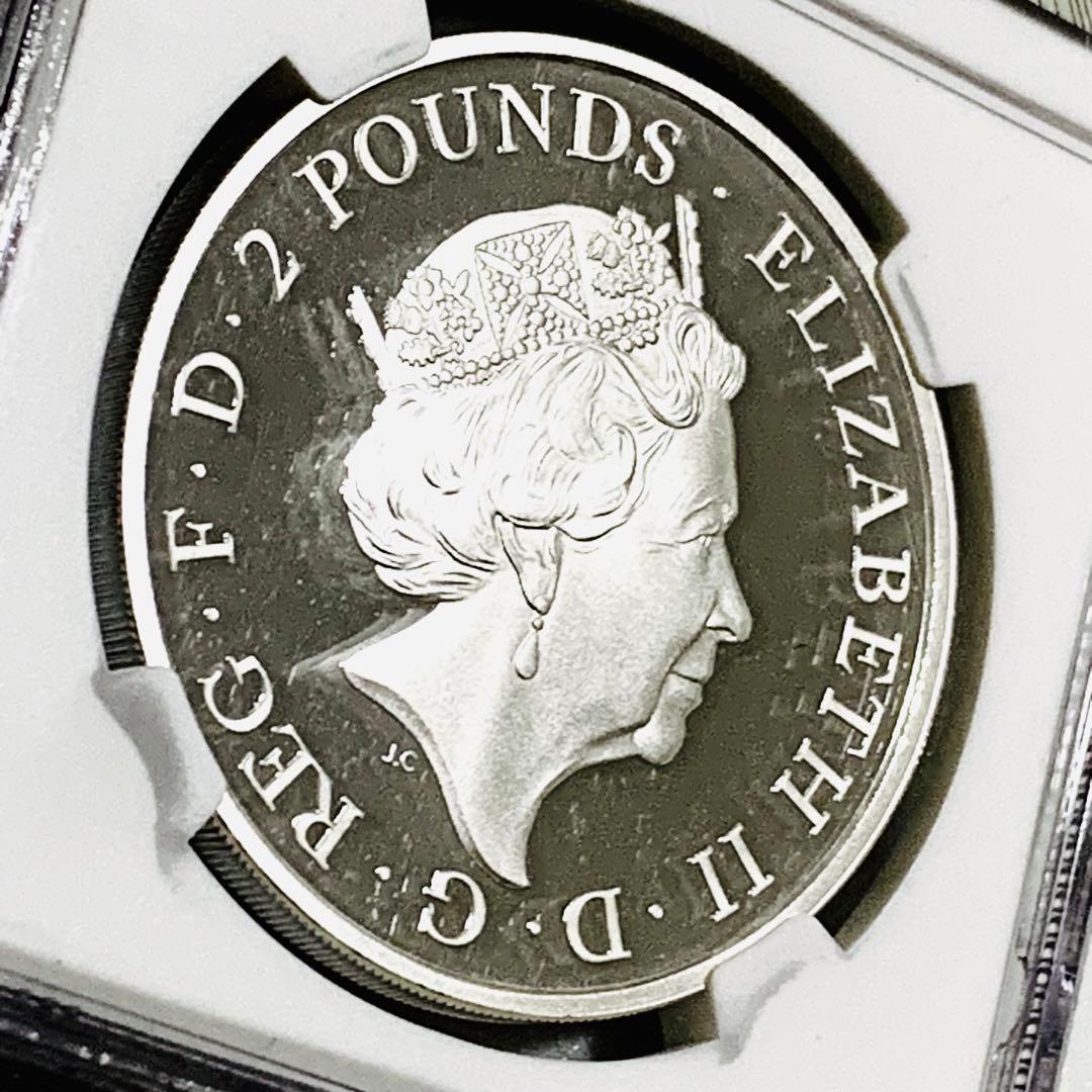 ◆PR70UC ER◆2015　ブリタニア　銀貨　NGC　イギリス