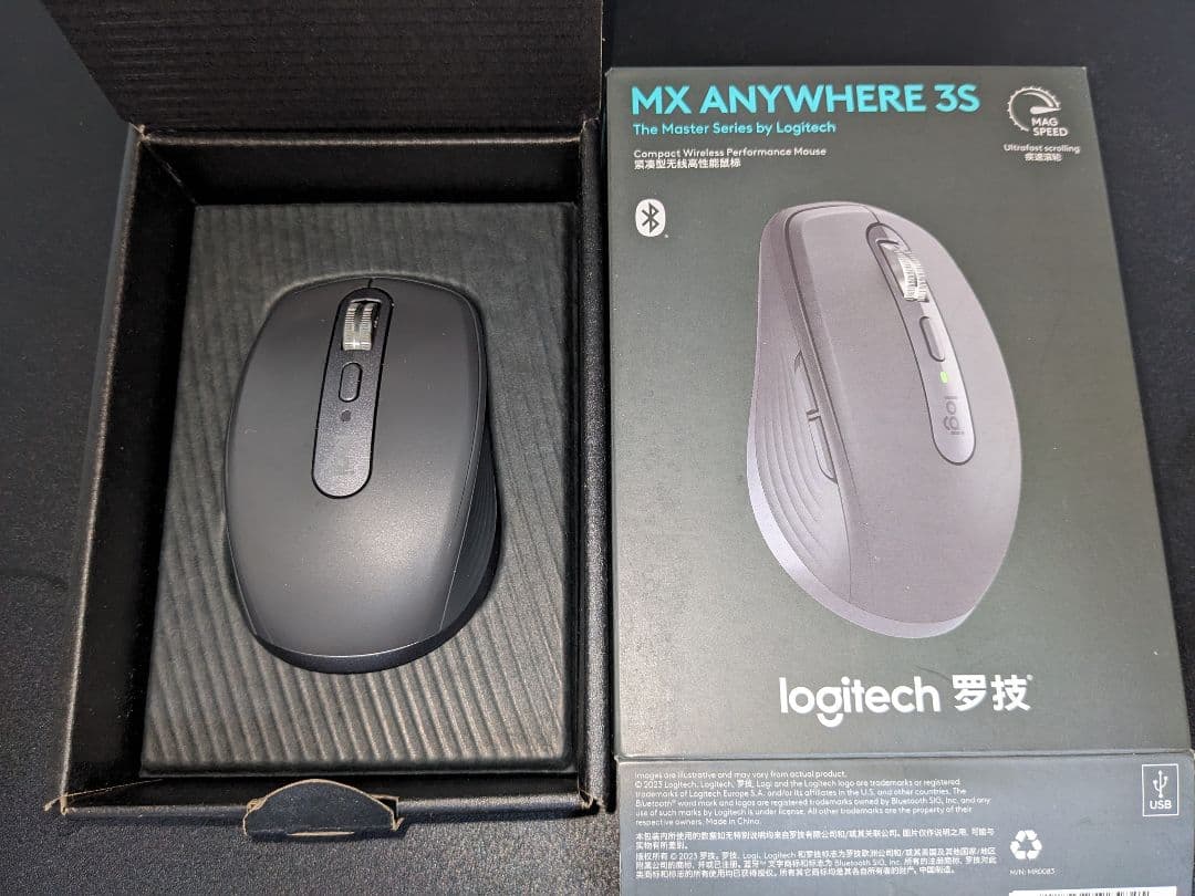 logitech logicool MX ANYWHERE 3S ブラック 本体