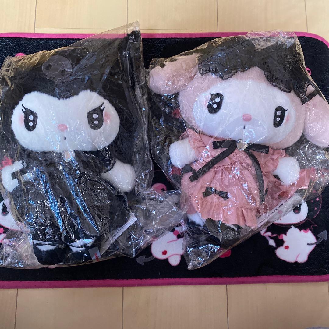 サンリオ マイメロ クロミ 真夜中のメロクロ ぬいぐるみ