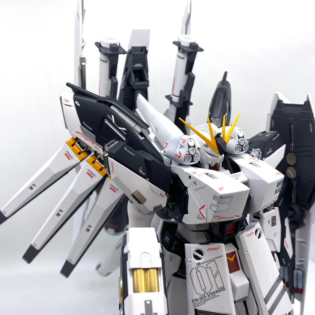 MG Ｈi-νガンダム　HWS装備型　ガンプラ　全塗装　完成品
