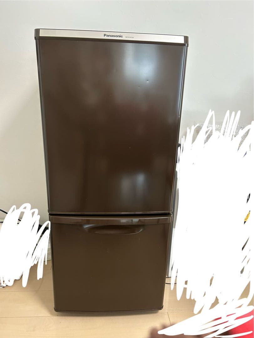 Panasonic NR-B145W-T 冷蔵庫 ブラウン