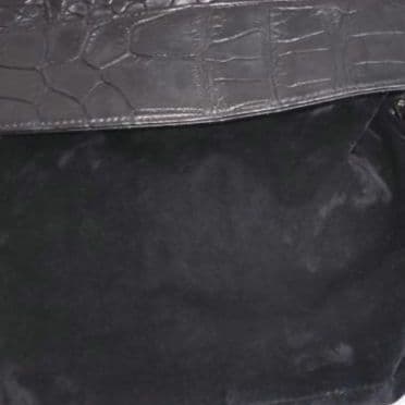 ✨美品✨JRA認定 クロコダイル　2way ショルダーバッグ バケット　ブラック