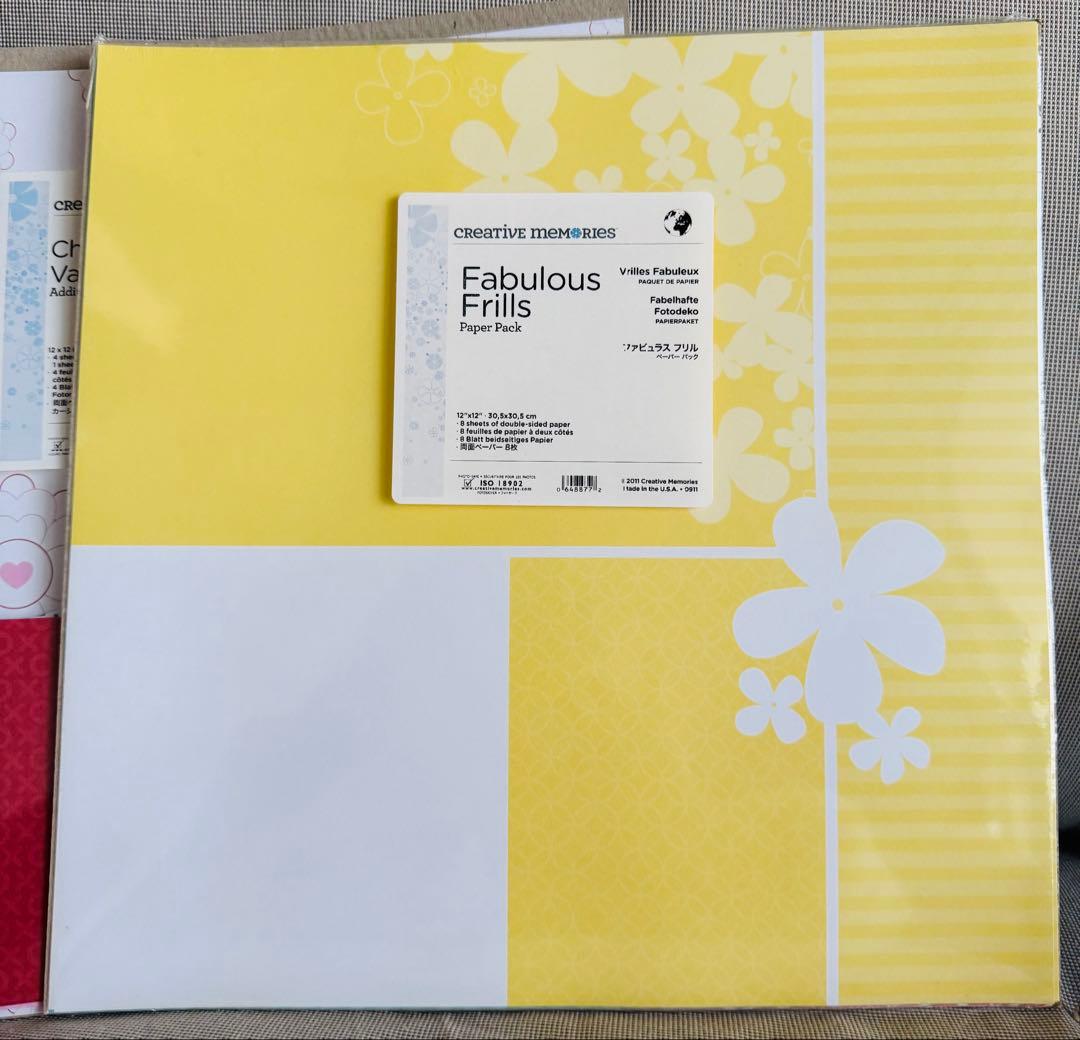 Creative Memories 12インチペーパー色々セット
