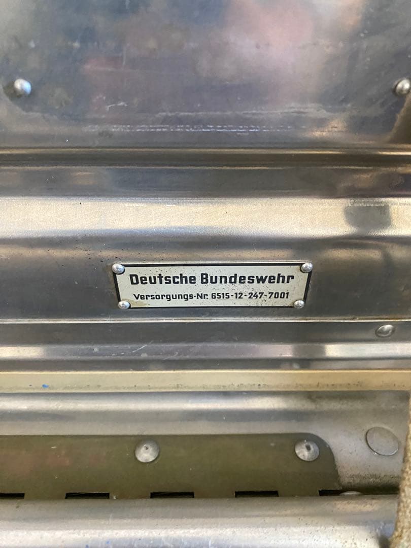 zarges 60sドイツ軍ビンテージアルミコンテナ　ミリタリー