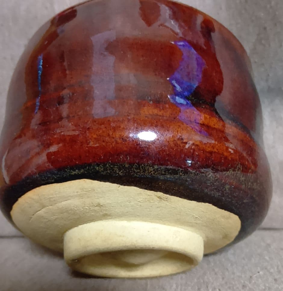 骨董品　飴釉　大樋焼　茶碗　抹茶碗　茶道具　茶器　極美品‼️