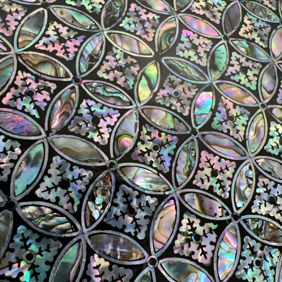 朝鮮美術　極上螺鈿大文庫　約39×30×11.5㎝ 東Y7-1104③トヒトコ