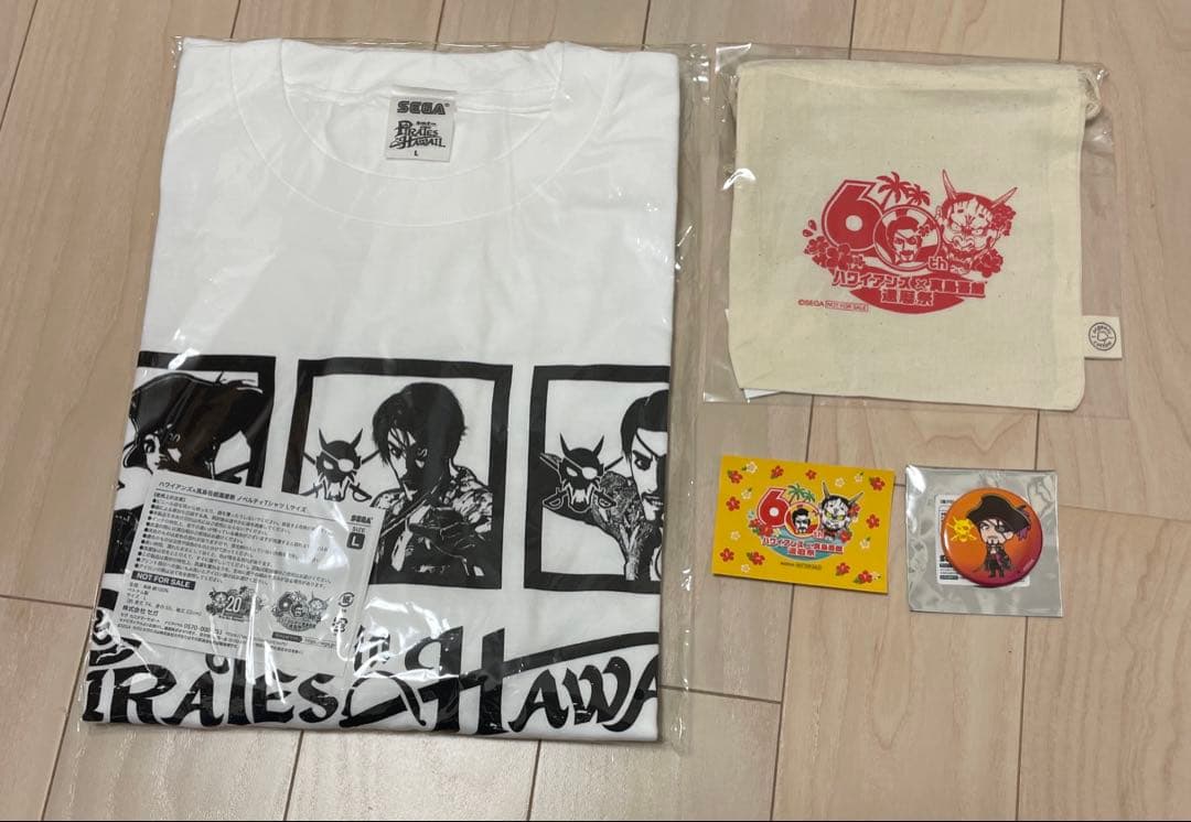 【最安値】龍が如く ハワイアンズ 真島吾朗 tシャツ コースター 缶バ 巾着