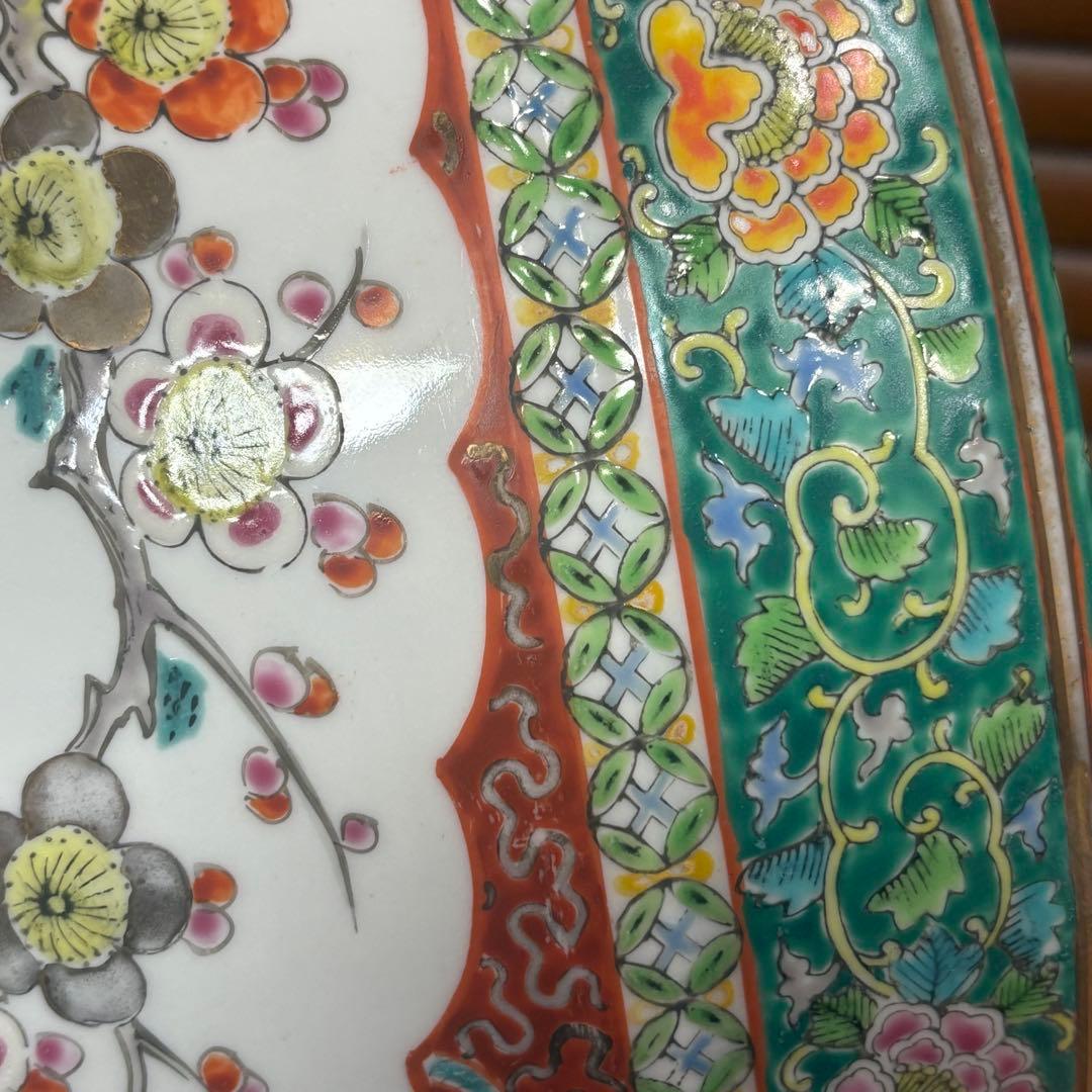 古伊万里◎赤絵火鉢　￼