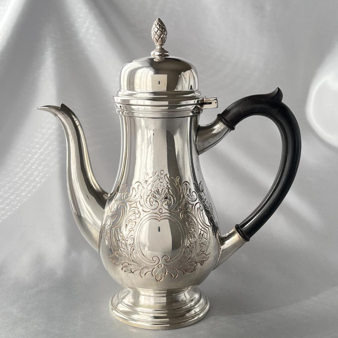 【Barker & Ellis】 コーヒーセット【シルバープレート】バチェラー