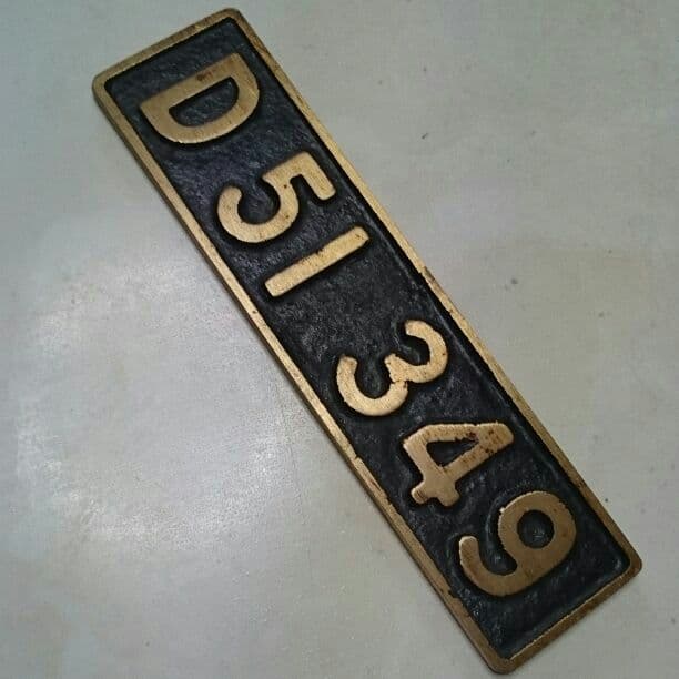 デコイチ Ｄ51 JR 岡谷駅開業70周年記念鉄道 プレート 金属製 値引き可能