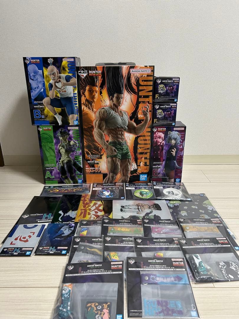 一番くじ HUNTER×HUNTER ラストワン、A、B、E賞 オマケ付