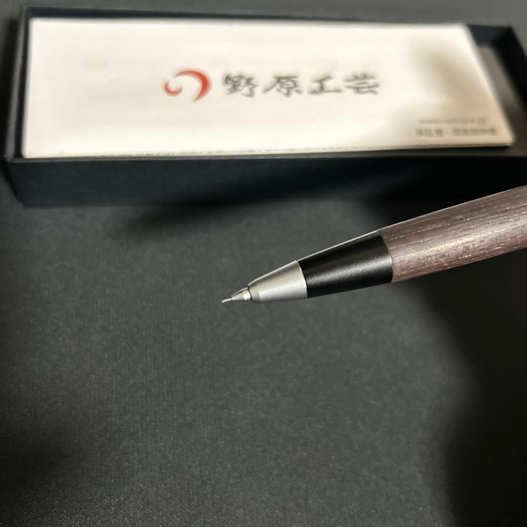 野原工芸 旧型 固定式金具 インドローズウッド シャープペンシル