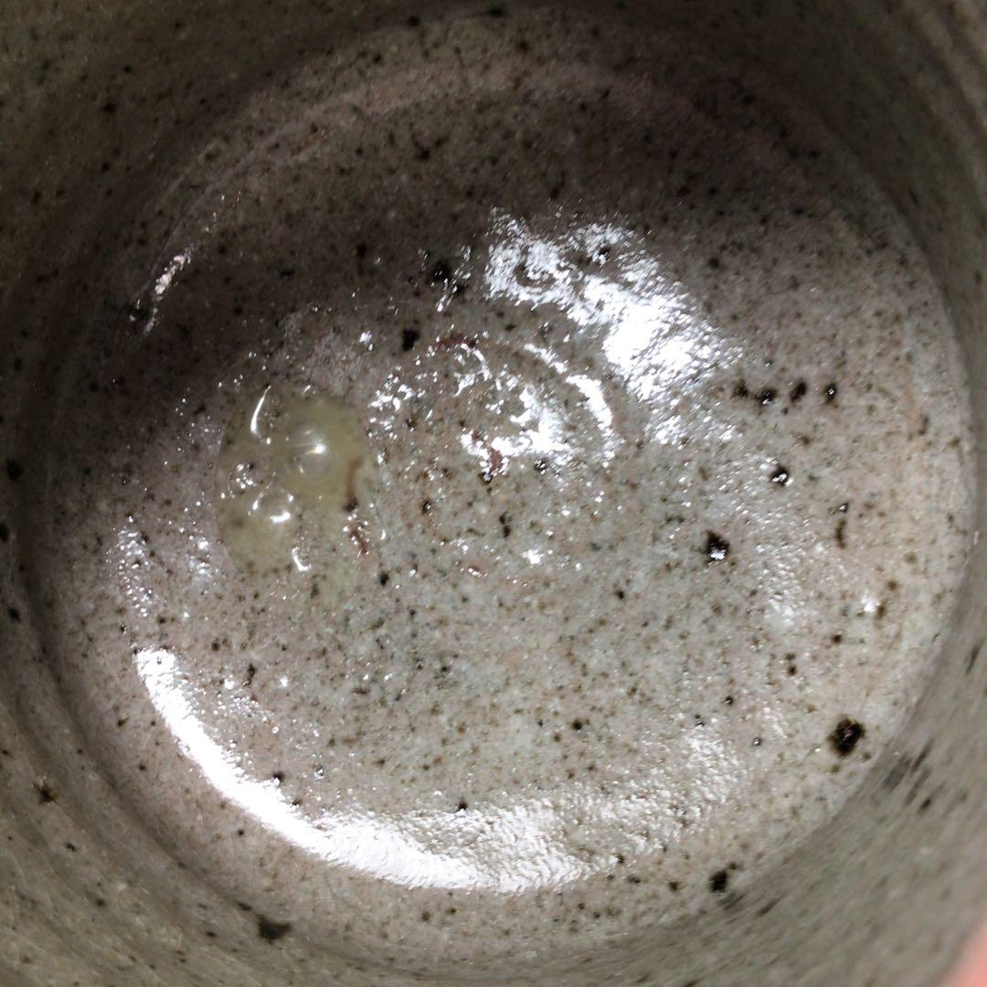 Ｒ４７４　水指　『四代　中野陶痴造』『絵唐津』『一重口水指』　共箱　茶道具