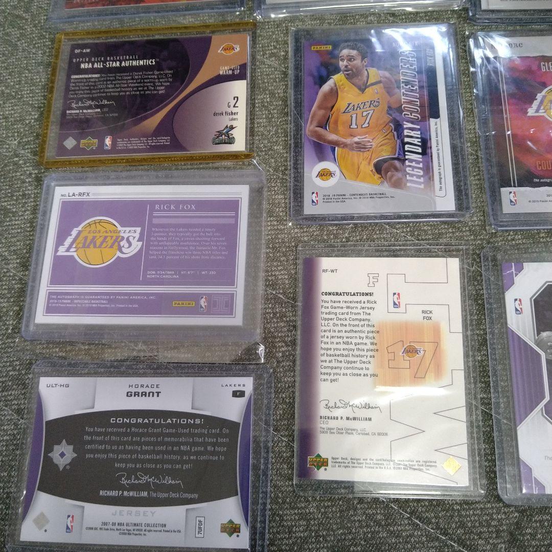 NBA 90sレイカーズ　カード（サイン・ジャージ他）18枚セット