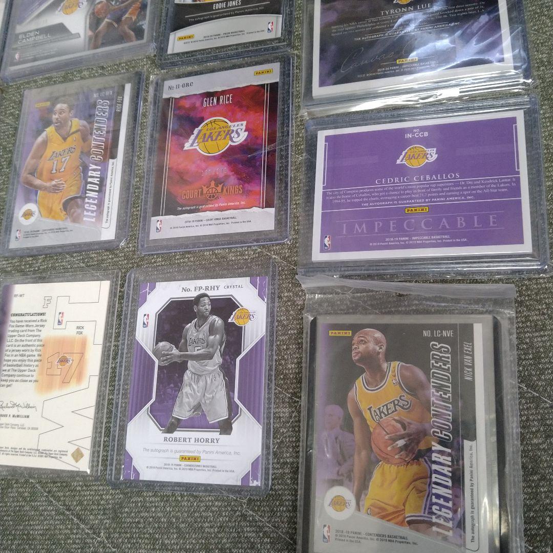 NBA 90sレイカーズ　カード（サイン・ジャージ他）18枚セット