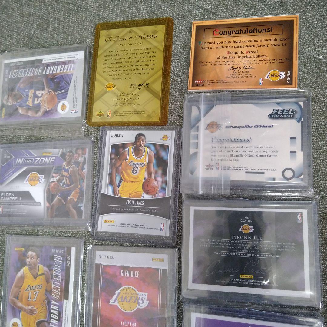 NBA 90sレイカーズ　カード（サイン・ジャージ他）18枚セット