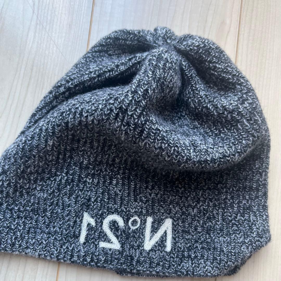 N°21 ヌメロヴェントゥーノ ロゴビーニー　ニット帽