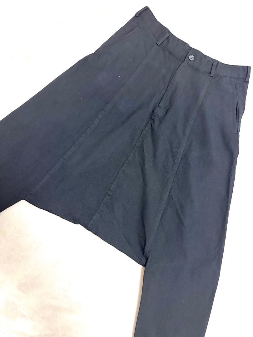 ブラック コムデギャルソン ウール　サルエルパンツ　M BLACK