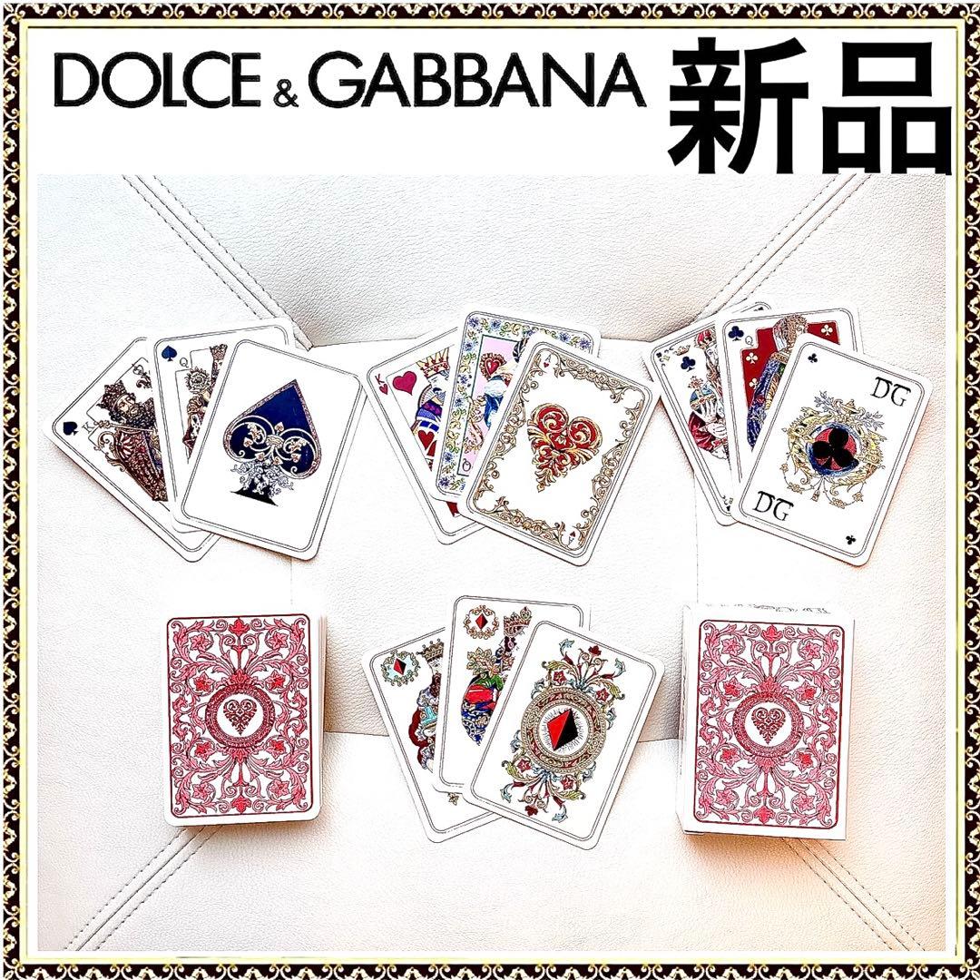 【新品、未使用】dolce&gabbana希少！オリジナル柄トランプ　確実正規品