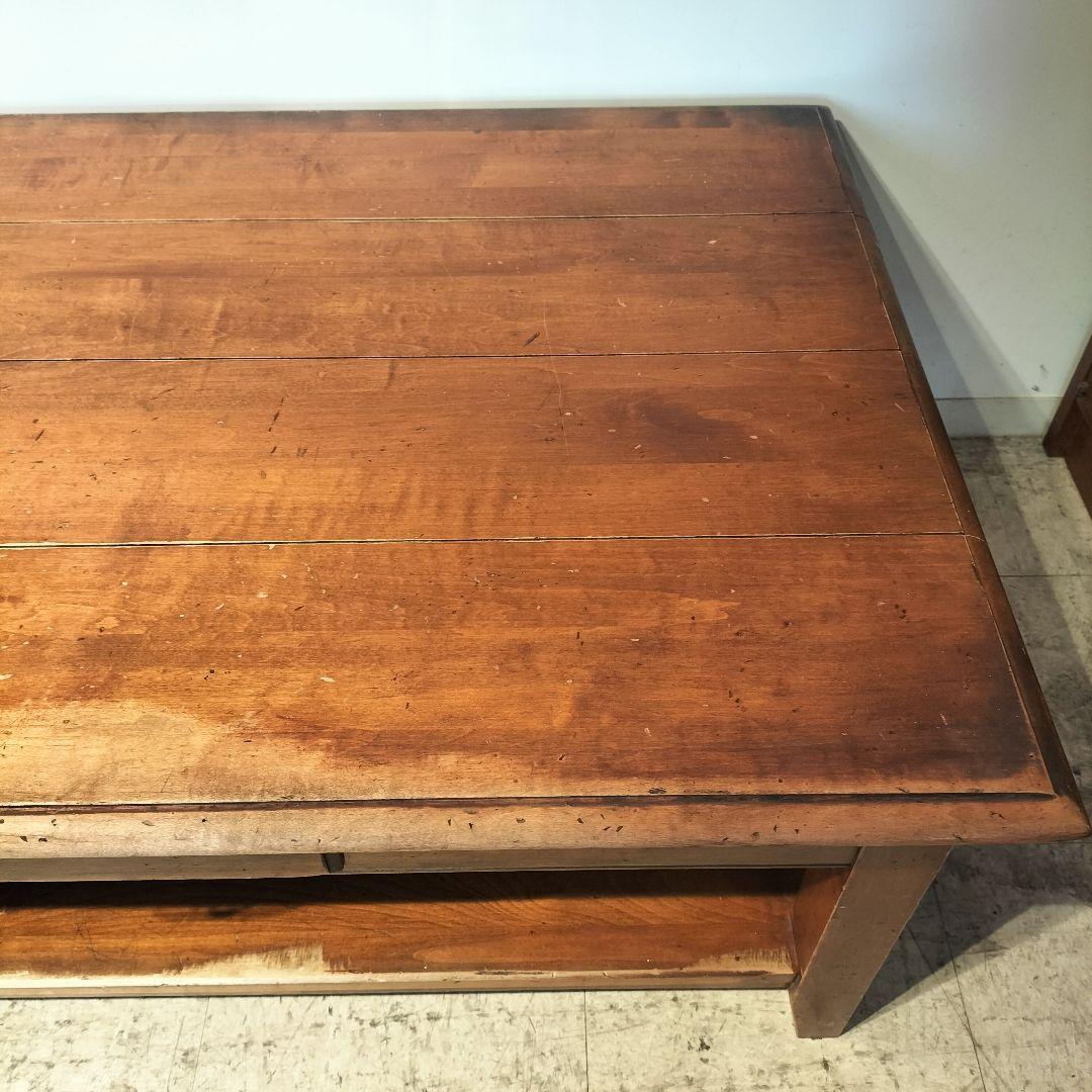 M♦ヴィンテージ　ETHAN ALLEN　ローテーブル　センターテーブル