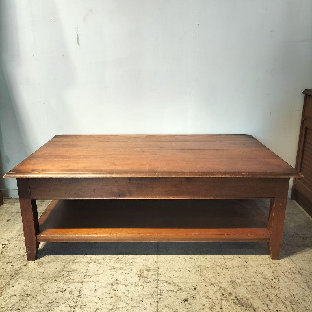 M♦ヴィンテージ　ETHAN ALLEN　ローテーブル　センターテーブル