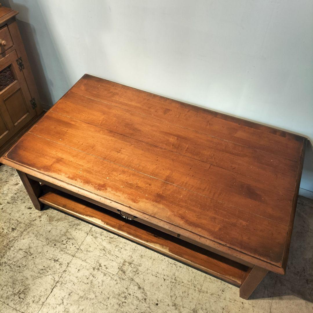 M♦ヴィンテージ　ETHAN ALLEN　ローテーブル　センターテーブル