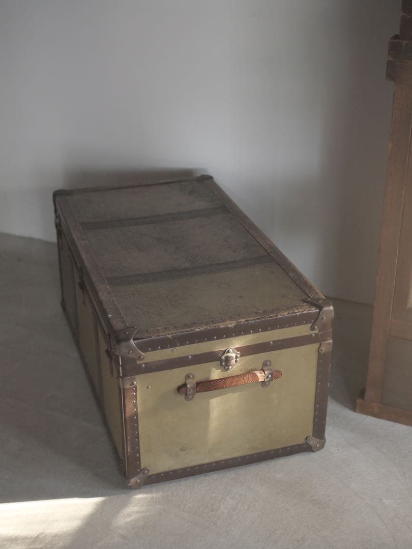 トランクケース　トランク　旅行　鞄　机　古家具　古道具　アンティーク　昭和レトロ