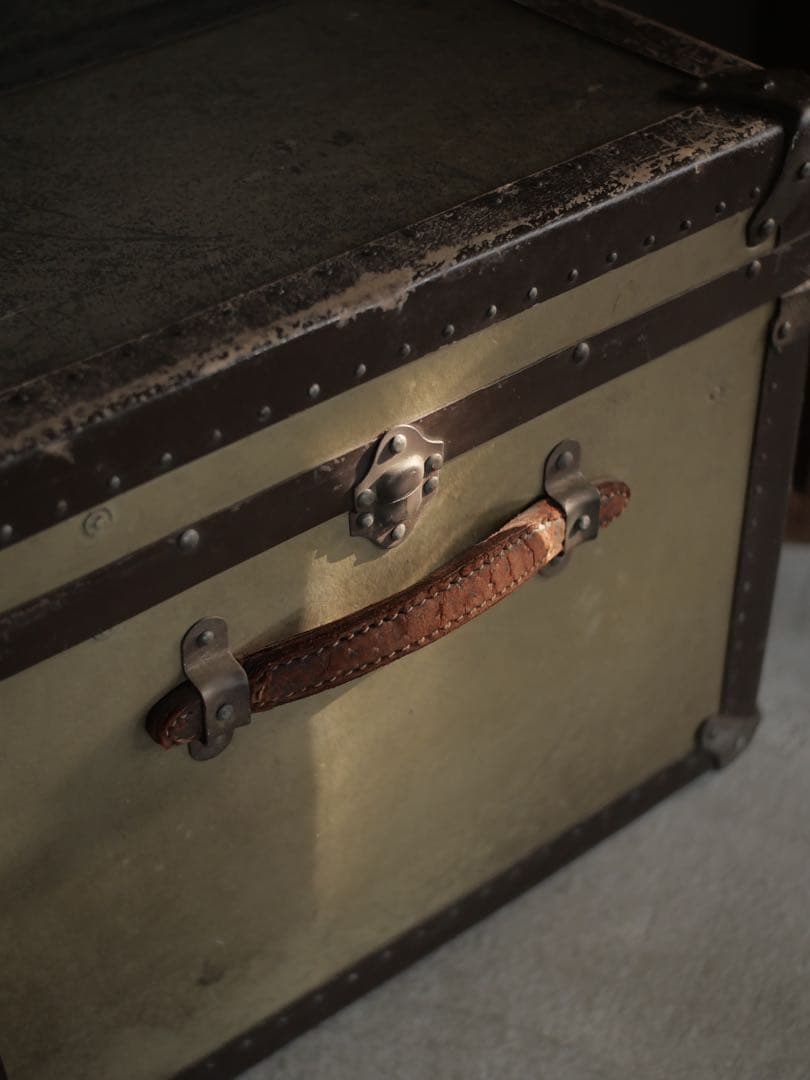 トランクケース　トランク　旅行　鞄　机　古家具　古道具　アンティーク　昭和レトロ