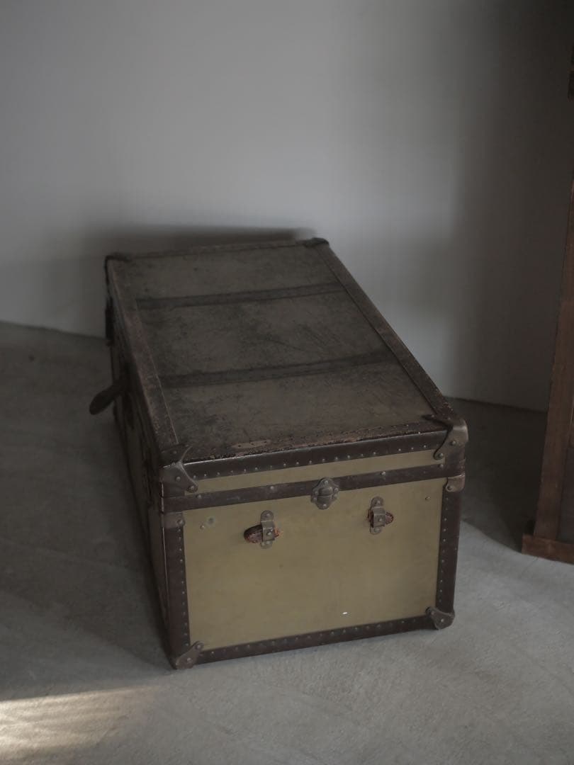 トランクケース　トランク　旅行　鞄　机　古家具　古道具　アンティーク　昭和レトロ
