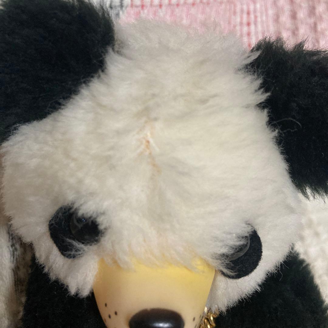 ファースト　モンチッチ風　パンダ　ぬいぐるみ　② レトロ　中古品