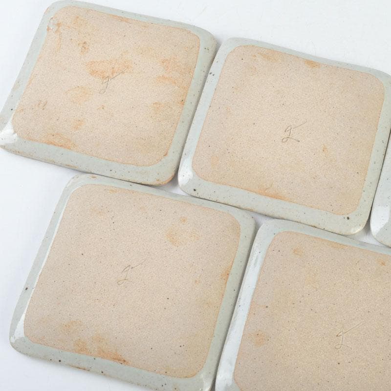 和食器　茶懐石　幸兵衛窯　銘々皿　五客　共箱　N　9377