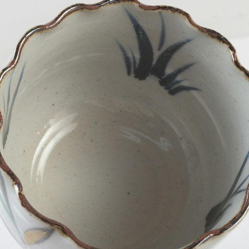 和食器　茶懐石　幸兵衛窯　芦文　小鉢　五客　共箱　N　9373