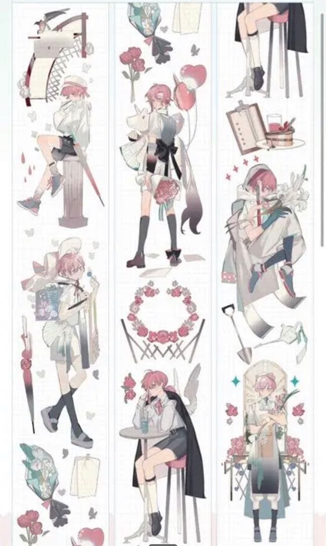 M1115.氷川研究所 空想恋曲 マスキングテープ PET