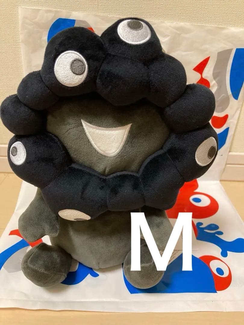 ミャクミャク　お手玉風ぬいぐるみ　黒　Mサイズ　黒ミャクミャク　大阪関西万博