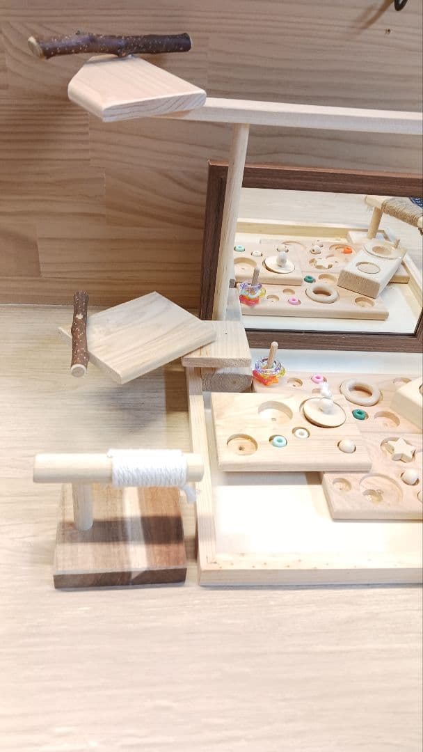 100⭐　バードアスレチック　ミラーとフォージングトイセット　⭐バードトイ