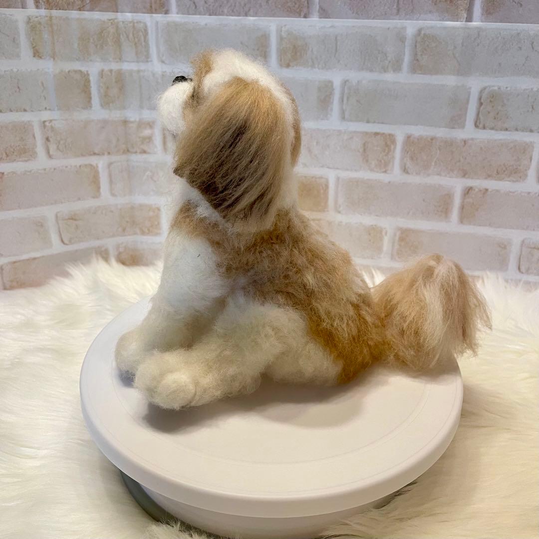 P*o様 シーズー　羊毛フェルト　momoichigo